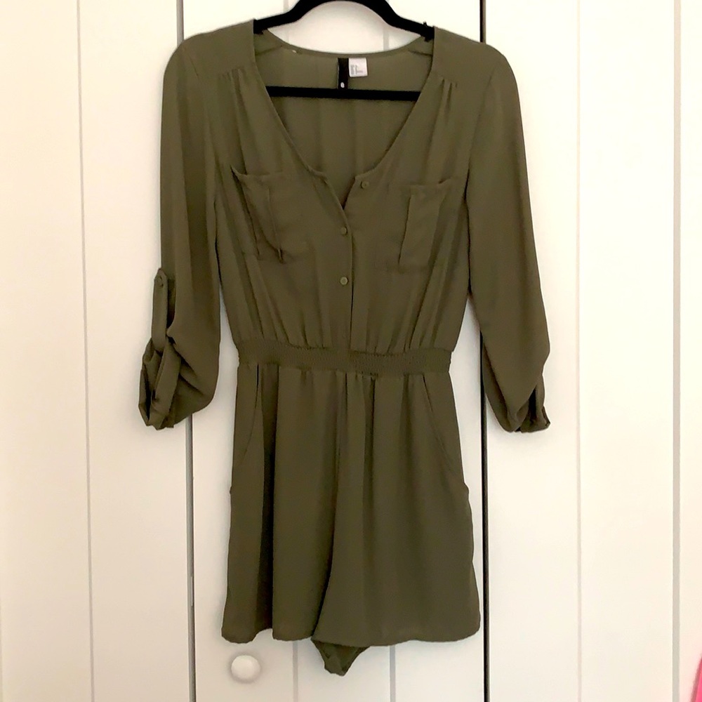H&M Green Romper